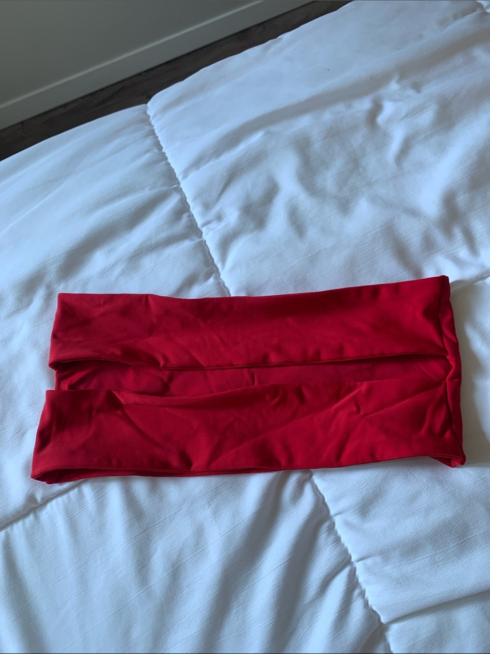Classic Red Halter Triangle Bikini Set - Picture 5 of 5